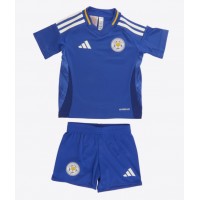 Camiseta Leicester City Facundo Buonanotte #40 Primera Equipación Replica 2024-25 para niños mangas cortas (+ Pantalones cortos)